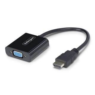 StarTech.com Adaptador HDMI a VGA - Conversor Activo HDMI a VGA - Conversor Activo de Vídeo para Ordenador de Sobremesa