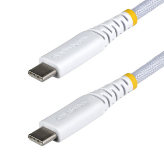 StarTech.com Cable de Carga USB-C Trenzado de 2m - Cable Cargador USB Tipo C para Portátil - Cable Resistente para...