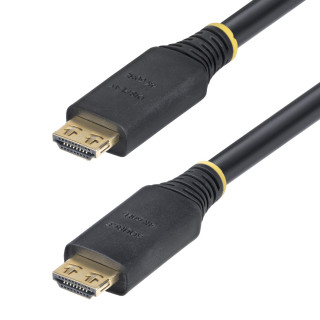 StarTech.com Cable HDMI de Alta Velocidad Activo de 15m - Conectores de Agarre - UHD 4K60Hz/1440p 144Hz - 18Gbps -...