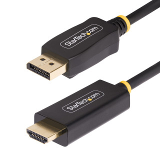 StarTech.com Cable Adaptador DisplayPort a HDMI de 3m con Conectores de Agarre - 4K 60Hz con HDR - Conversor de Vídeo...