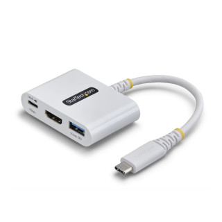StarTech.com Dock Hub Multipuertos USB Tipo C a HDMI - Adaptador Multipuertos USB-C a HDMI - Carga de 140W - Hub Ladrón