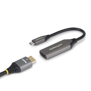 StarTech.com Adaptador USB-C a HDMI - USB Tipo C - 8K60Hz/4K120Hz - Compatible con Thunderbolt/USB4 - Conversor USB C a