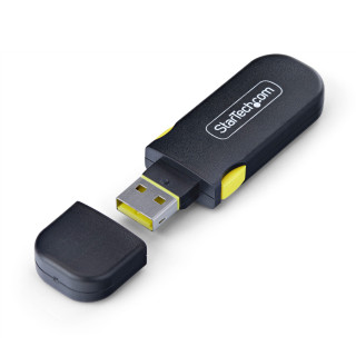 StarTech.com Llave de Bloqueo USB-A - 4 Tapones Antipolvo USB-A con Pestillo - Protectores Guardapolvos de Puerto USB a