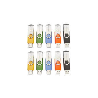 Intenso Basic Line unidad flash USB 4 GB USB tipo A 2.0 Negro, Azul, Verde, Naranja, Amarillo