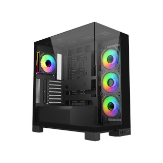 FSP M540-BA Carcasa Midi Tower mITX, mATX, ATX (BTF) Negro