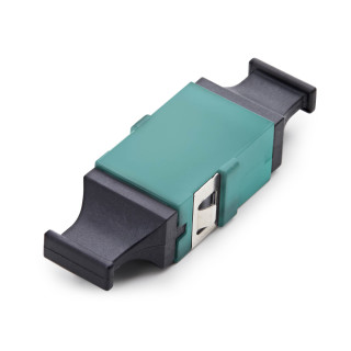 StarTech.com Acoplador de Fibra Óptica MPO/MTP OM3/OM4 Multimodo - para Cableado Recto - Key Up Key Down - Acoplador de