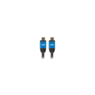 CABLE LANBERG HDMI MACHO A HDMI MACHO CHAPADOS EN ORO CARCASA ALUMINIO RESOLUCION HASTA 3840X2160 1M NEGRO...