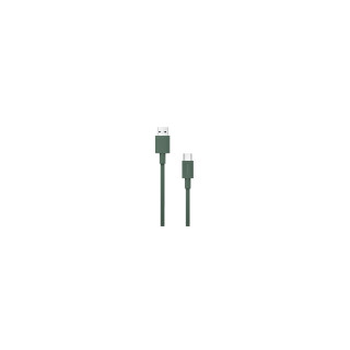 Cable Nubbeh Borealis USB-A a USB-C 1,5 m 3A Verde de Silicona Líquida