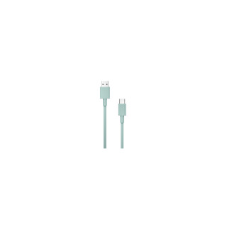 Cable Nubbeh Borealis USB-A a USB-C 1,5 m 3A Turquesa de Silicona Líquida