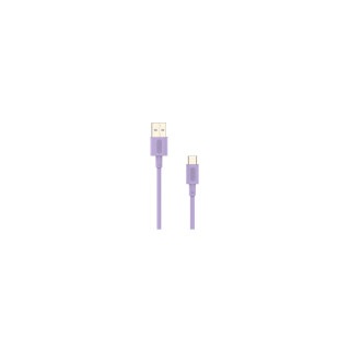 Cable Nubbeh Elisium USB-C a USB-A 1 m 3A Lila TPE
