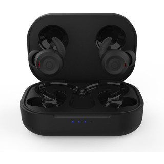 Auriculares Nubbeh Breeze Sport Inalámbricos Negros con Estuche de Carga 60/400 mAh