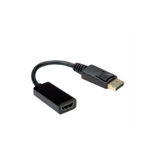 VALUE 12.99.3138 adaptador de cable de vídeo 0,15 m DisplayPort HDMI tipo A (Estándar) Negro