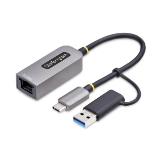 StarTech.com Adaptador de Red Ethernet USB Tipo C a RJ45 - Adaptador de Red USB-C con Conversor USB-A - NBASE-T - USB...