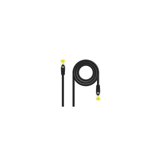 LATIGUILLO RJ45 SFTP LSZH CAT.6A AWG26 NANOCABLE NEGRO 10.20.1903-BK