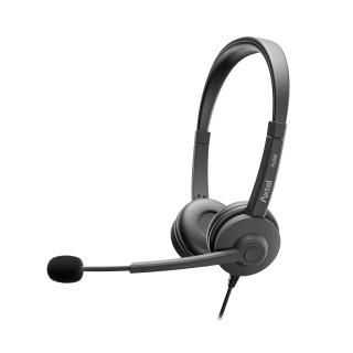Axtel AXH-FLOWUCDC auricular y casco Auriculares Alámbrico Diadema Oficina/Centro de llamadas USB Type-C / USB Type-A...