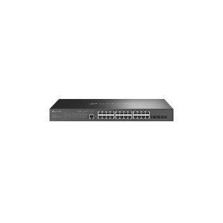 TP-Link Omada SG3428MP switch Gestionado L2+ Gigabit Ethernet (10/100/1000) Energía sobre Ethernet (PoE) 1U Negro