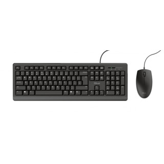 Trust Primo teclado Ratón incluido USB QWERTY Español Negro