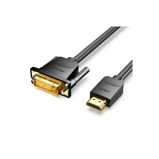 Vention Cable Conversor ABFBG/ DVI-D Macho - HDMI Macho/ 1.5m/ Negro