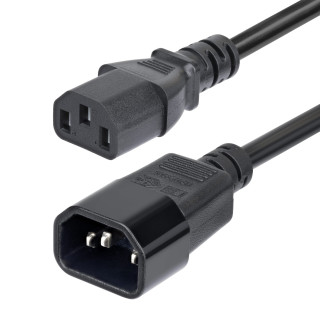 StarTech.com Cable de Extensión de Alimentación C14 a C13 4,5m - Cable de Alimentación C14 a C13 para PDU - Cable...