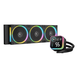 DeepCool LQ360 ULTRA ARGB Procesador Kit de refrigeración líquida 12 cm Negro