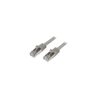 StarTech.com Cable de 50cm de Red Cat6 Ethernet Gigabit Blindado SFTP - Gris N6SPAT50CMGR