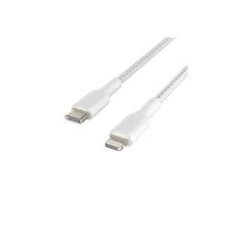 Cable Belkin de conector Lightning macho/USB C macho 1 m Blanco