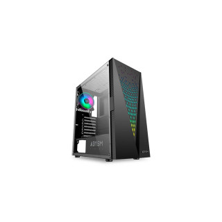 Abysm Gaming Danube Kolpa ARGB Caja PC ATX Cristal Templado USB 3.0 Negro