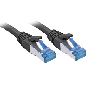 Lindy 47417 cable de red Negro 7,5 m Cat6a S/FTP (S-STP)