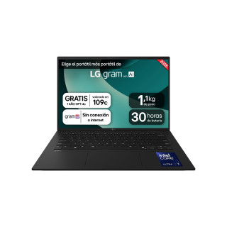 LG Gram 14Z90T Intel Core Ultra 7 255H Portátil 35,6 cm (14") WUXGA 32 GB LPDDR5x-SDRAM 1 TB SSD Wi-Fi 6E (802.11ax)...