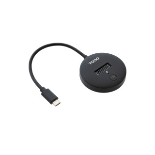 TooQ Docking Station USB-C 3.2 Gen 2x1 para SSD M.2 NVMe PICe, Negra