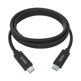 Vision TC 1MUSBC/BL cable USB USB 3.2 Gen 1 (3.1 Gen 1) 1 m USB C 5 Gbit/s Negro