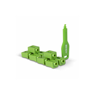 Lindy 47912 bloqueador de puerto Bloqueador de puerto + clave SFP Verde Acrilonitrilo butadieno estireno (ABS) 10...
