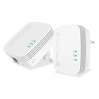 Strong Powerline 600 Duo Mini 600 Mbit/s Ethernet Blanco 2 pieza(s)