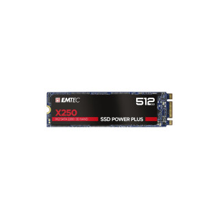 Emtec X250 Disco ssd M.2 512gb serial ATA III 3D nand negro