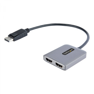 StarTech.com Hub Concentrador MST DisplayPort a 2 Puertos HDMI - HDMI Doble de 4K a 60Hz - Adaptador Multimonitor...