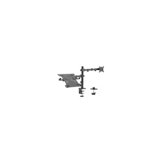 Gembird MA-DA-03 soporte para monitor 81,3 cm (32") Negro Escritorio