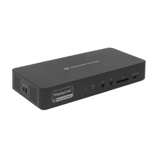 Conceptronic DONN31B base para portátil y replicador de puertos Alámbrico USB 3.2 Gen 2 (3.1 Gen 2) Type-C Negro