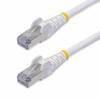 StarTech.com Cable de Red Ethernet CAT8 Blanco 5m - Snagless - sin Pestillo - 25G/40G - 2000MHz - PoE++ 100W - 26AWG -