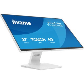 iiyama ProLite T2752MSC-W1AG pantalla para PC 68,6 cm (27") 1920 x 1080 Pixeles Full HD LCD Pantalla táctil Blanco