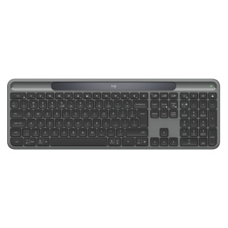 Logitech Signature Slim Solar + K980 teclado Universal RF Wireless + Bluetooth QWERTY Inglés internacional Grafito