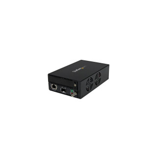 StarTech.com Conversor de Medios Ethernet de Cobre a Fibra de 10 Gigabits - Gestionado - con SFP+ Abierto