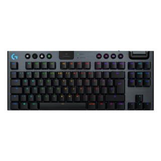 Logitech G Teclado para gaming inalámbrico de perfil bajo G915 X LIGHTSPEED TKL, teclas de PBT de doble moldeado,...