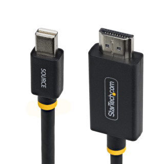 StarTech.com Cable Adaptador Mini DisplayPort a HDMI de 2m - 4K 60Hz HBR3/HDCP 2.3/DPCP - Cable mDP a HDMI 2.0 -...