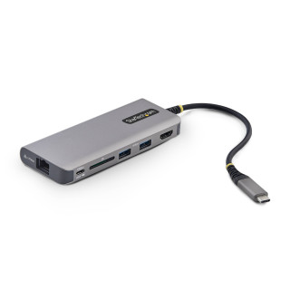 StarTech.com Adaptador Multipuertos USB-C a HDMI - PD 140W - Hub Ladrón USB de 3 Puertos - 4K 60Hz - Ranura para...
