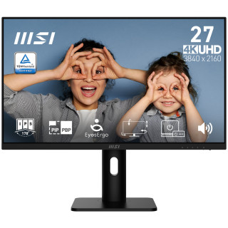 MSI PRO MP273UP E6 pantalla para PC 68,6 cm (27") 3840 x 2160 Pixeles 4K Ultra HD Negro