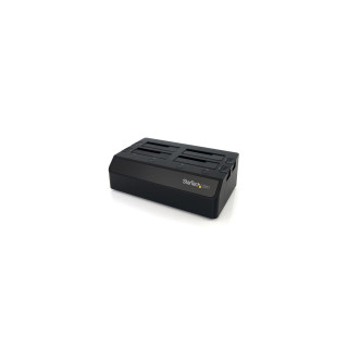 StarTech.com Base de Conexión USB 3.1 con 4 Bahías SATA 6Gbps de 2,5 y 3,5 Pulgadas - Docking Station para HDD SSD -...