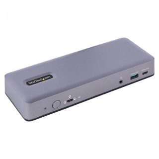 StarTech.com Docking Station USB-C 4K30 Triple /4K60 Doble - Modo Alt DP/DP/HDMI - Hub USB de 7 Puertos - PD 3.0 - GbE
