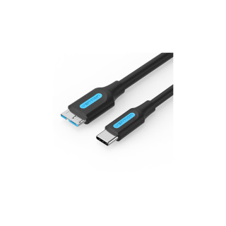 Vention CQABD cable USB USB 3.2 Gen 1 (3.1 Gen 1) 0,5 m USB C Micro-USB B 5 Gbit/s Negro