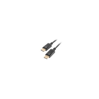CABLE LANBERG DISPLAYPORT MACHO A DISPLAYPORT MACHO MAXIMA RESOLUCION 4K 1M NEGRO CA-DPDP-10CC-0010-BK