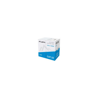 BOBINA DE CABLE LANBERG RJ45 CAT5E UTP AWG24 TRENZADO 305M GRIS LCU5-11CC-0305-S